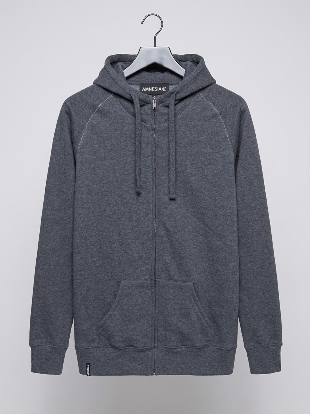 Amnesia Charcoal Full-Zip Hoodie Size Medium - NWT
